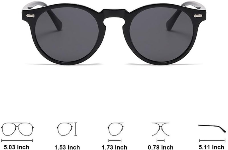Ridering Kids Polarized Round Sunglasses,Cute Retro Sun Glasses for Toddler Girls Boys Party Beach Shades Age 3-9 - Image 3